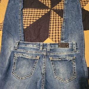 Womens Buckle Black Jeans 27x34